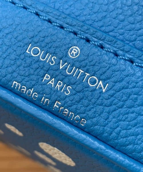 1:1 Replica Louis Vuitton LV LV x YK Nano Noé Blue Gorgeous Bag For Women M81985 - 6.3in/ 16cm