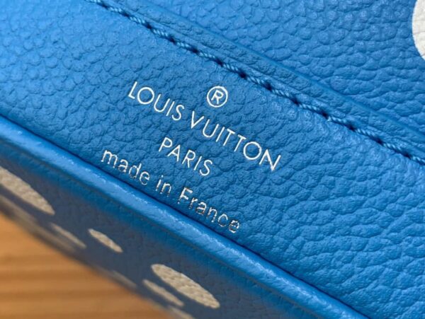 1:1 Replica Louis Vuitton LV LV x YK Nano Noé Blue Gorgeous Bag For Women M81985 - 6.3in/ 16cm