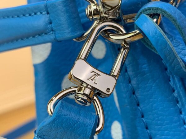 1:1 Replica Louis Vuitton LV LV x YK Nano Noé Blue Gorgeous Bag For Women M81985 - 6.3in/ 16cm