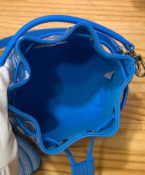 1:1 Replica Louis Vuitton LV LV x YK Nano Noé Blue Gorgeous Bag For Women M81985 - 6.3in/ 16cm