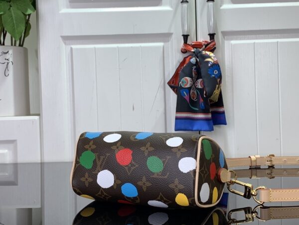 1:1 Replica Louis Vuitton LV LV x YK Nano Speedy Brown Vibrant Bag For Women M81979 - 16cm/ 6.3in