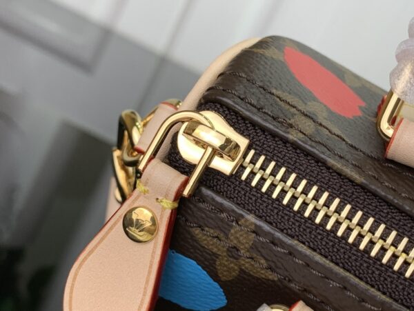 1:1 Replica Louis Vuitton LV LV x YK Nano Speedy Brown Vibrant Bag For Women M81979 - 16cm/ 6.3in