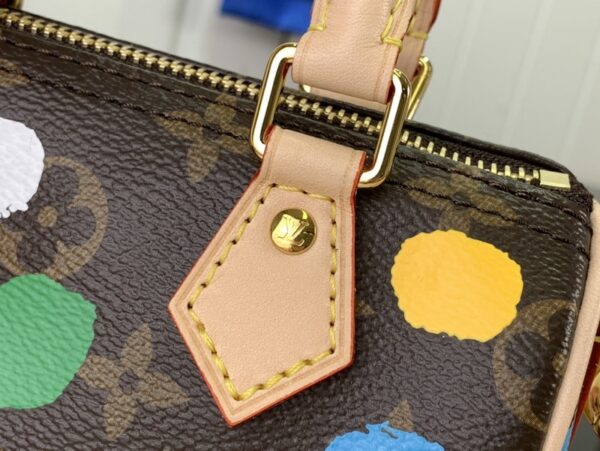 1:1 Replica Louis Vuitton LV LV x YK Nano Speedy Brown Vibrant Bag For Women M81979 - 16cm/ 6.3in