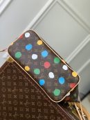 1:1 Replica Louis Vuitton LV LV x YK Neverfull MM Brown Vibrant Bag For Women M46381 - 31cm/ 12.2 in