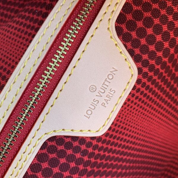 1:1 Replica Louis Vuitton LV LV x YK Neverfull MM Brown Vibrant Bag For Women M46381 - 31cm/ 12.2 in