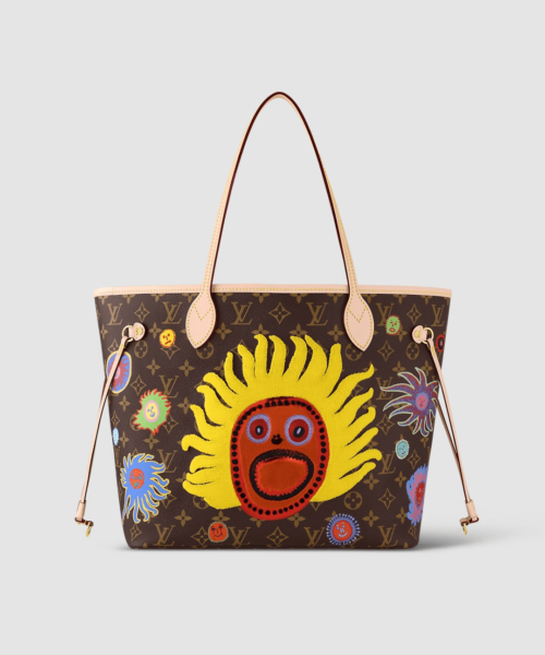 1:1 Replica Louis Vuitton LV LV x YK Neverfull MM Gorgeous Bag For Women M46447 - 12.2 in/ 31cm