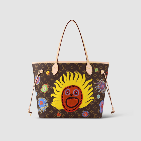 1:1 Replica Louis Vuitton LV LV x YK Neverfull MM Gorgeous Bag For Women M46447 - 12.2 in/ 31cm