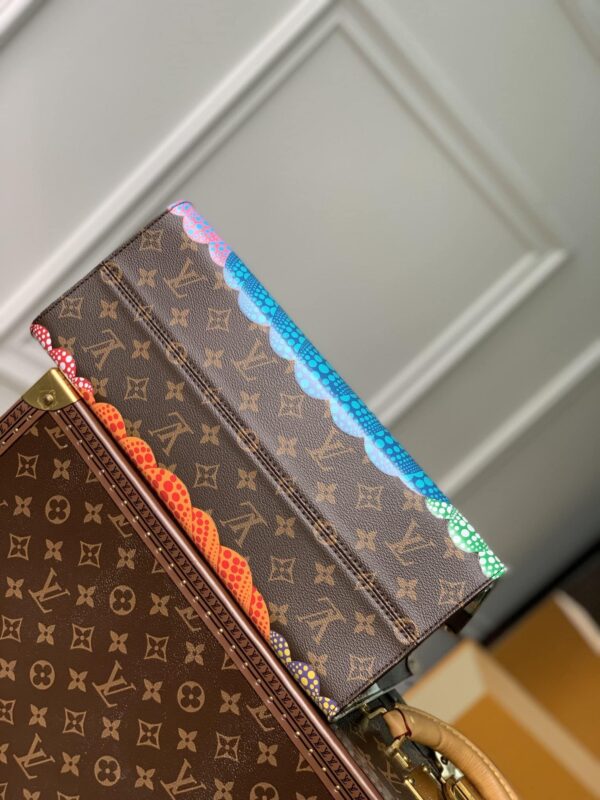 1:1 Replica Louis Vuitton LV LV x YK OnTheGo MM Brown Gorgeous Bag For Women M46466 - 13.8in/ 35cm