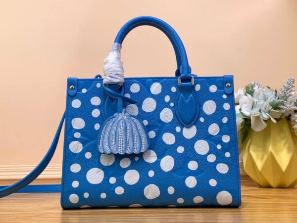 1:1 Replica Louis Vuitton LV LV x YK OnTheGo PM Blue Vibrant Bag For Women M46424 - 9.8in/ 25cm