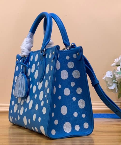 1:1 Replica Louis Vuitton LV LV x YK OnTheGo PM Blue Vibrant Bag For Women M46424 - 9.8in/ 25cm