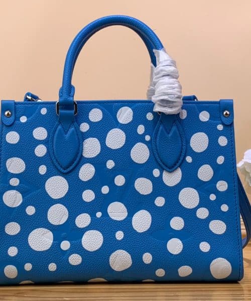 1:1 Replica Louis Vuitton LV LV x YK OnTheGo PM Blue Vibrant Bag For Women M46424 - 9.8in/ 25cm