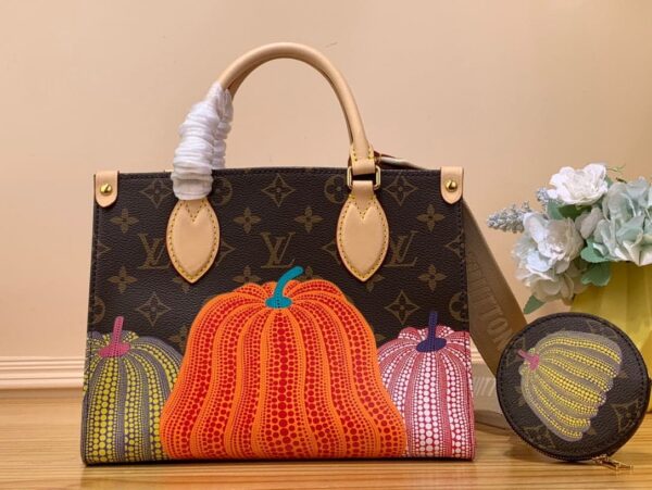 1:1 Replica Louis Vuitton LV LV x YK OnTheGo PM Brown Captivating Bag For Women M46467 - 9.8in/ 25cm