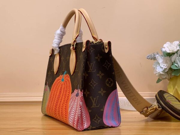 1:1 Replica Louis Vuitton LV LV x YK OnTheGo PM Brown Captivating Bag For Women M46467 - 9.8in/ 25cm