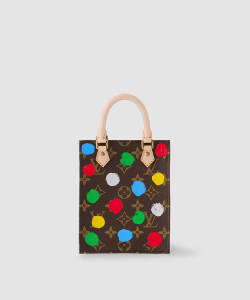 1:1 Replica Louis Vuitton LV LV x YK Petit Sac Plat Tote Brown Gorgeous Bag For Women M81867 - 6.7in/ 17cm