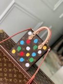 1:1 Replica Louis Vuitton LV LV x YK Petit Sac Plat Tote Brown Gorgeous Bag For Women M81867 - 6.7in/ 17cm