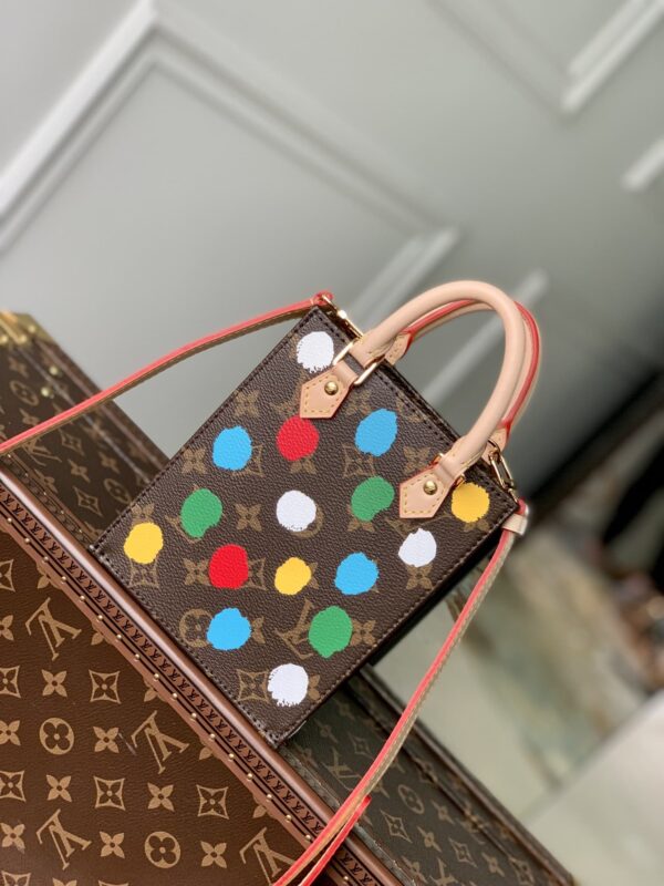 1:1 Replica Louis Vuitton LV LV x YK Petit Sac Plat Tote Brown Gorgeous Bag For Women M81867 - 6.7in/ 17cm