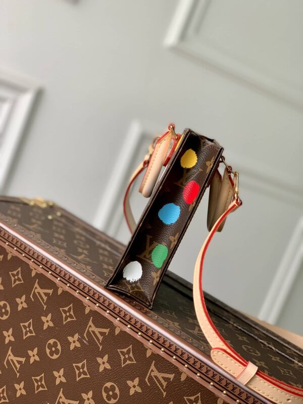 1:1 Replica Louis Vuitton LV LV x YK Petit Sac Plat Tote Brown Gorgeous Bag For Women M81867 - 6.7in/ 17cm