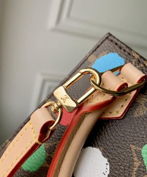 1:1 Replica Louis Vuitton LV LV x YK Petit Sac Plat Tote Brown Gorgeous Bag For Women M81867 - 6.7in/ 17cm
