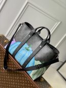 1:1 Replica Louis Vuitton LV LV x YK Weekend Tote Grey Gorgeous Bag For Women M46434 - 16.9in/ 43cm
