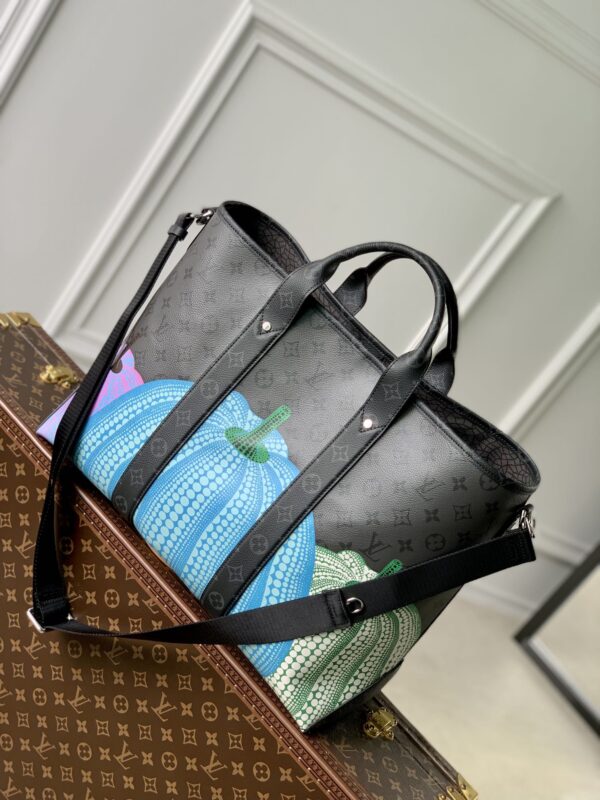 1:1 Replica Louis Vuitton LV LV x YK Weekend Tote Grey Gorgeous Bag For Women M46434 - 16.9in/ 43cm
