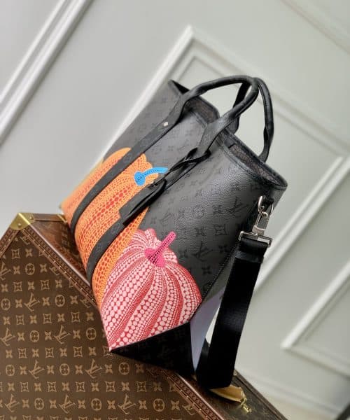 1:1 Replica Louis Vuitton LV LV x YK Weekend Tote Grey Gorgeous Bag For Women M46434 - 16.9in/ 43cm