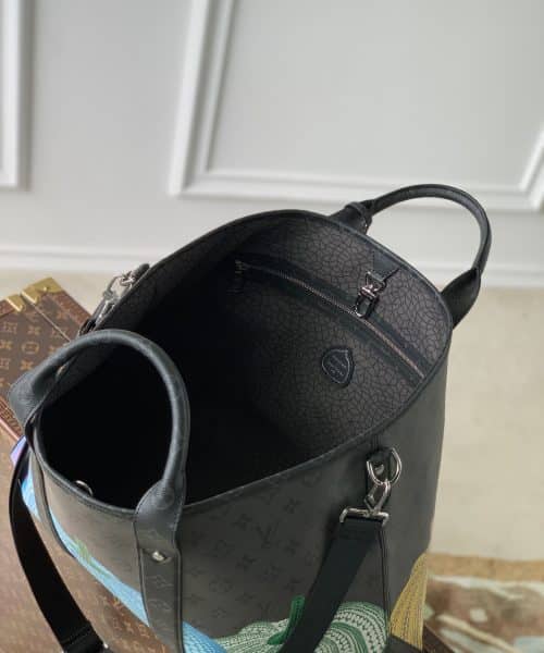 1:1 Replica Louis Vuitton LV LV x YK Weekend Tote Grey Gorgeous Bag For Women M46434 - 16.9in/ 43cm