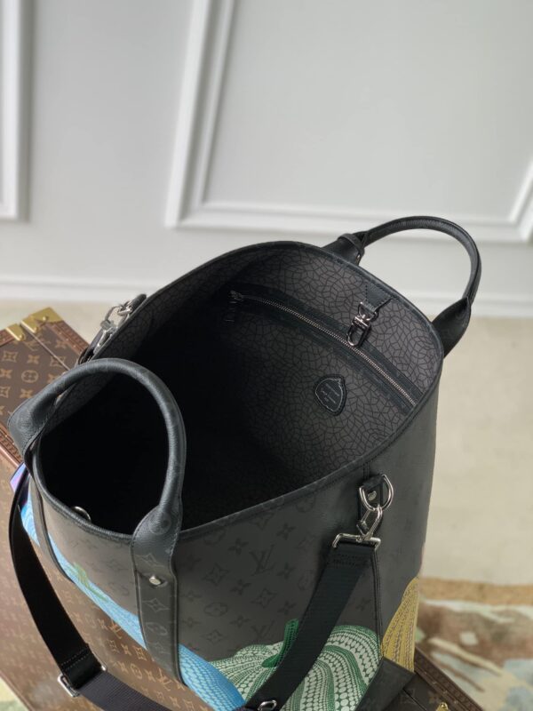 1:1 Replica Louis Vuitton LV LV x YK Weekend Tote Grey Gorgeous Bag For Women M46434 - 16.9in/ 43cm