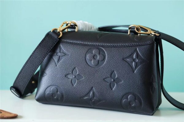 1:1 Replica Louis Vuitton LV Madeleine BB Monogram Empreinte Black Luxury Bag For Women - 9.4in/24cm