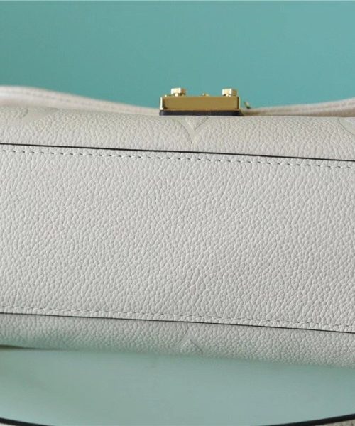1:1 Replica Louis Vuitton LV Madeleine BB Monogram Empreinte Creme Beige Luxury Bag For Women M46008 - 9.4in/24cm