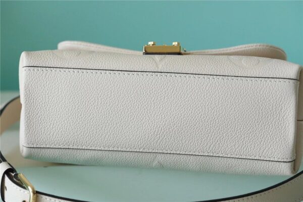 1:1 Replica Louis Vuitton LV Madeleine BB Monogram Empreinte Creme Beige Luxury Bag For Women M46008 - 9.4in/24cm