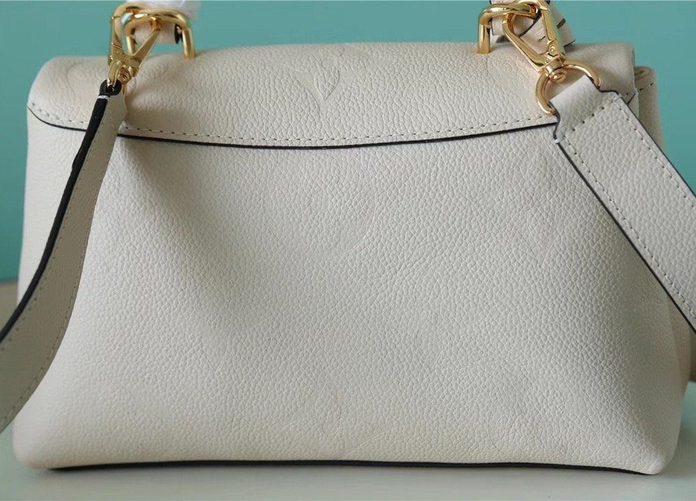 1:1 Replica Louis Vuitton LV Madeleine BB Monogram Empreinte Creme Beige Luxury Bag For Women M46008 - 9.4in/24cm