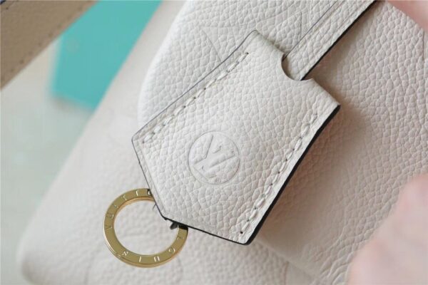 1:1 Replica Louis Vuitton LV Madeleine BB Monogram Empreinte Creme Beige Luxury Bag For Women M46008 - 9.4in/24cm