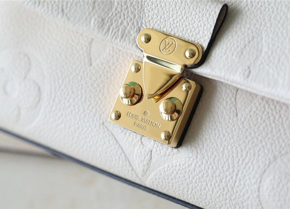 1:1 Replica Louis Vuitton LV Madeleine BB Monogram Empreinte Creme Beige Luxury Bag For Women M46008 - 9.4in/24cm