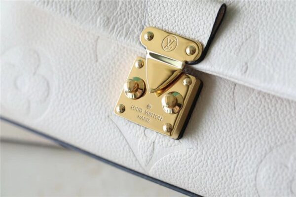 1:1 Replica Louis Vuitton LV Madeleine BB Monogram Empreinte Creme Beige Luxury Bag For Women M46008 - 9.4in/24cm