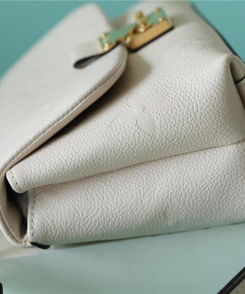 1:1 Replica Louis Vuitton LV Madeleine BB Monogram Empreinte Creme Beige Luxury Bag For Women M46008 - 9.4in/24cm