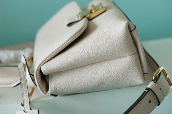 1:1 Replica Louis Vuitton LV Madeleine BB Monogram Empreinte Creme Beige Luxury Bag For Women M46008 - 9.4in/24cm