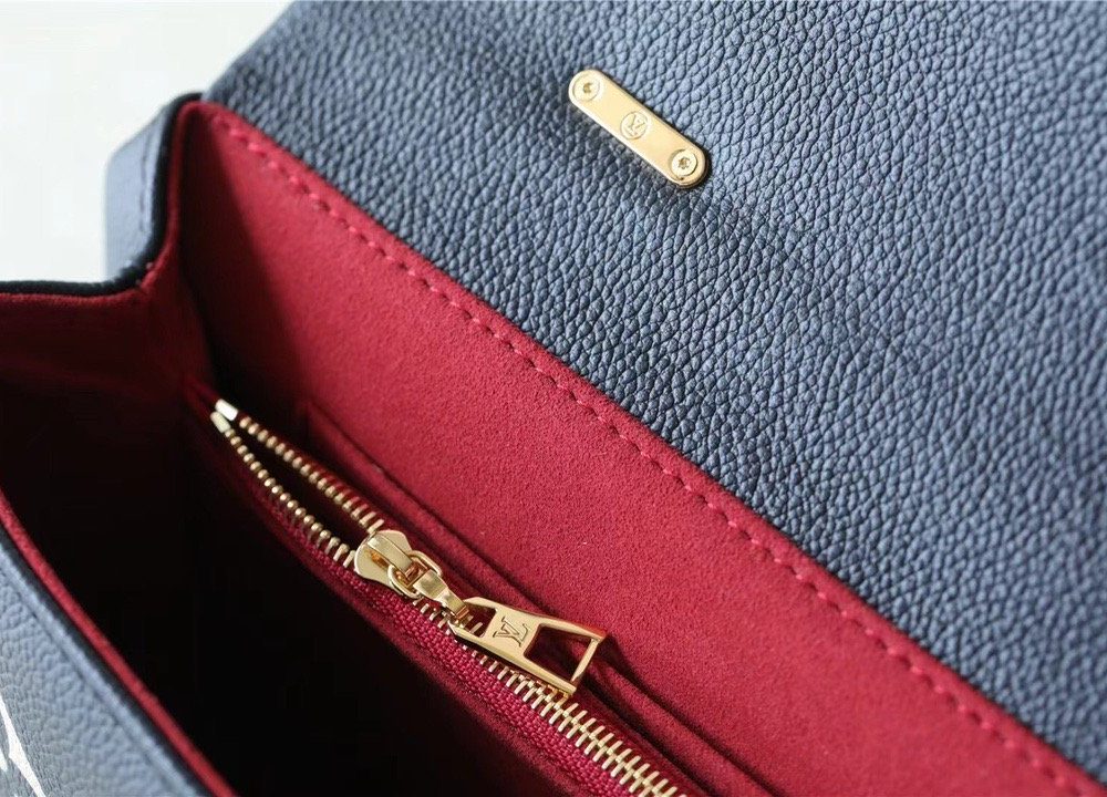 1:1 Replica Louis Vuitton LV Madeleine MM Monogram Empreinte Black / Beige Luxury Bag For Women - 11.8in/30cm