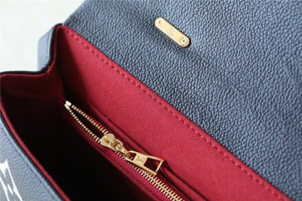 1:1 Replica Louis Vuitton LV Madeleine MM Monogram Empreinte Black / Beige Luxury Bag For Women - 11.8in/30cm