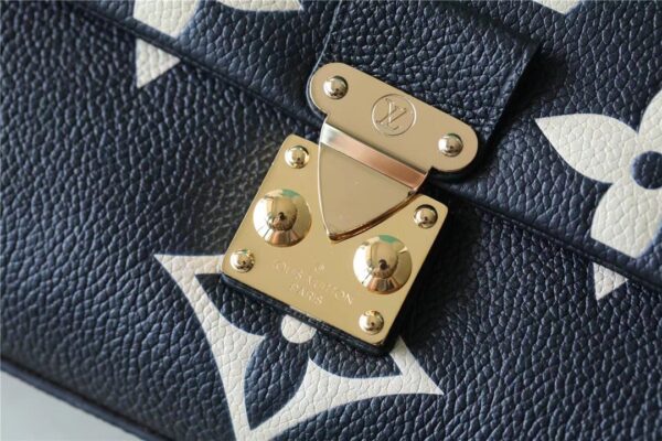 1:1 Replica Louis Vuitton LV Madeleine MM Monogram Empreinte Black / Beige Luxury Bag For Women - 11.8in/30cm