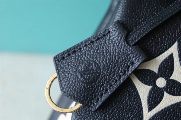 1:1 Replica Louis Vuitton LV Madeleine MM Monogram Empreinte Black / Beige Luxury Bag For Women - 11.8in/30cm