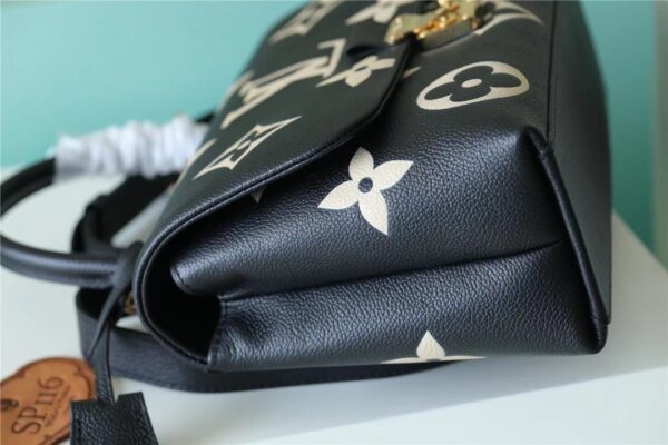 1:1 Replica Louis Vuitton LV Madeleine MM Monogram Empreinte Black / Beige Luxury Bag For Women - 11.8in/30cm