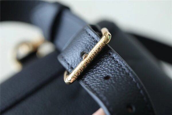 1:1 Replica Louis Vuitton LV Madeleine MM Monogram Empreinte Black Luxury Bag For Women M45976 - 11.8in/30cm