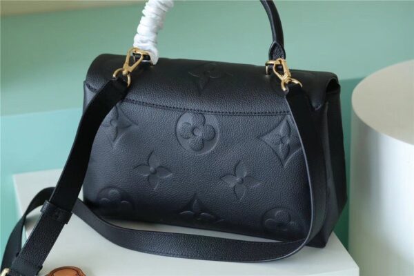 1:1 Replica Louis Vuitton LV Madeleine MM Monogram Empreinte Black Luxury Bag For Women M45976 - 11.8in/30cm
