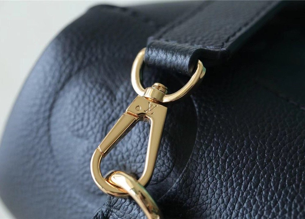 1:1 Replica Louis Vuitton LV Madeleine MM Monogram Empreinte Black Luxury Bag For Women M45976 - 11.8in/30cm