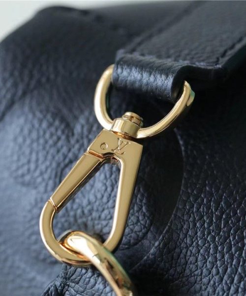 1:1 Replica Louis Vuitton LV Madeleine MM Monogram Empreinte Black Luxury Bag For Women M45976 - 11.8in/30cm
