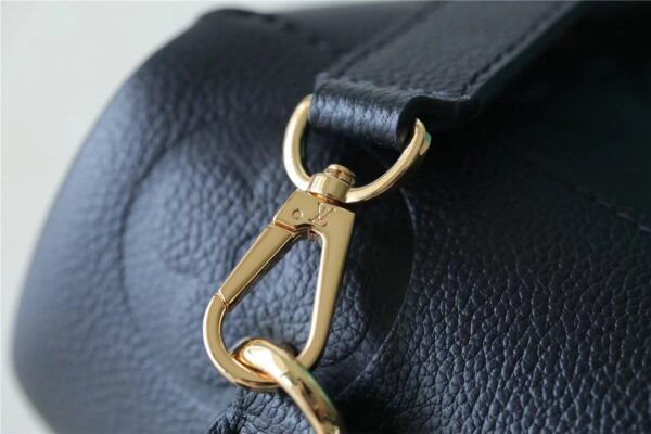 1:1 Replica Louis Vuitton LV Madeleine MM Monogram Empreinte Black Luxury Bag For Women M45976 - 11.8in/30cm