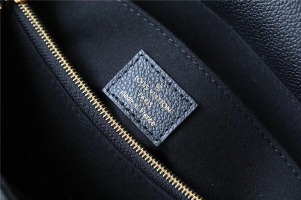 1:1 Replica Louis Vuitton LV Madeleine MM Monogram Empreinte Black Luxury Bag For Women M45976 - 11.8in/30cm