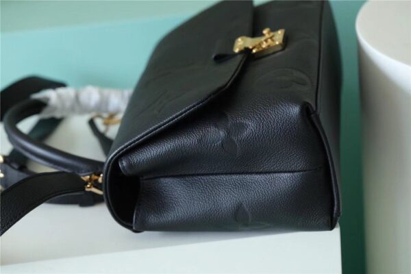 1:1 Replica Louis Vuitton LV Madeleine MM Monogram Empreinte Black Luxury Bag For Women M45976 - 11.8in/30cm