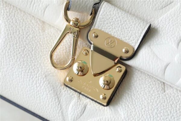 1:1 Replica Louis Vuitton LV Madeleine MM Monogram Empreinte Creme Beige Luxury Bag For Women - 11.8in/30cm