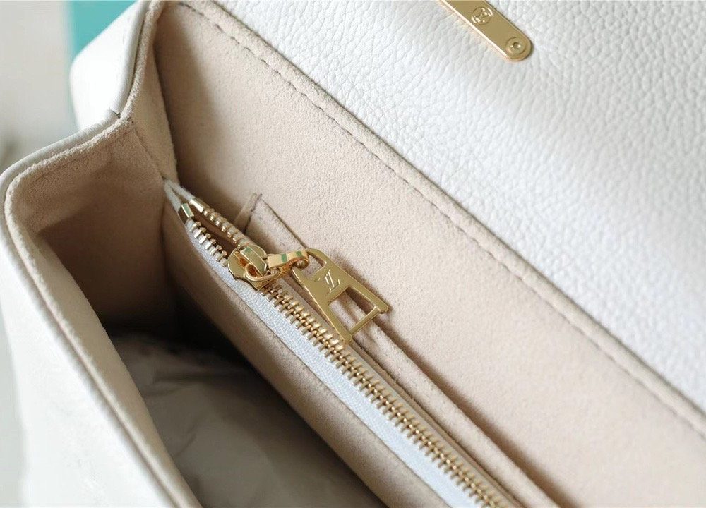 1:1 Replica Louis Vuitton LV Madeleine MM Monogram Empreinte Creme Beige Luxury Bag For Women - 11.8in/30cm